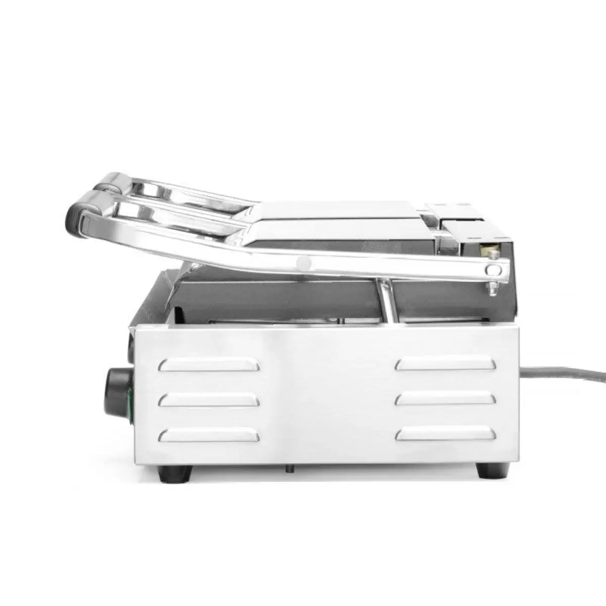 Kontaktgrill nur Grill HENDI Paninigrill doppelt, o. Silber