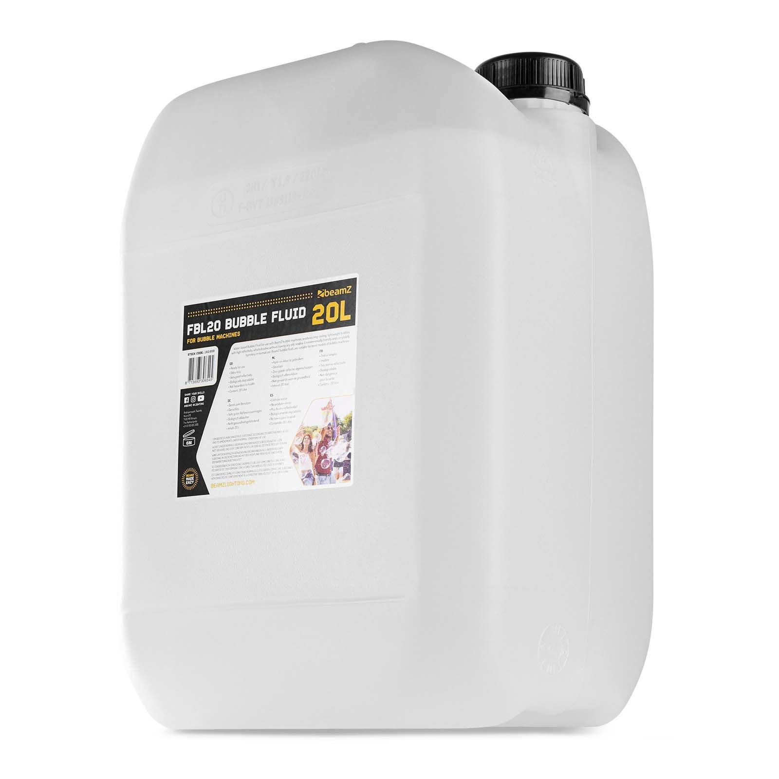 BeamZ FBL20 bellenblaasvloeistof 20 liter gebruiksklaar
