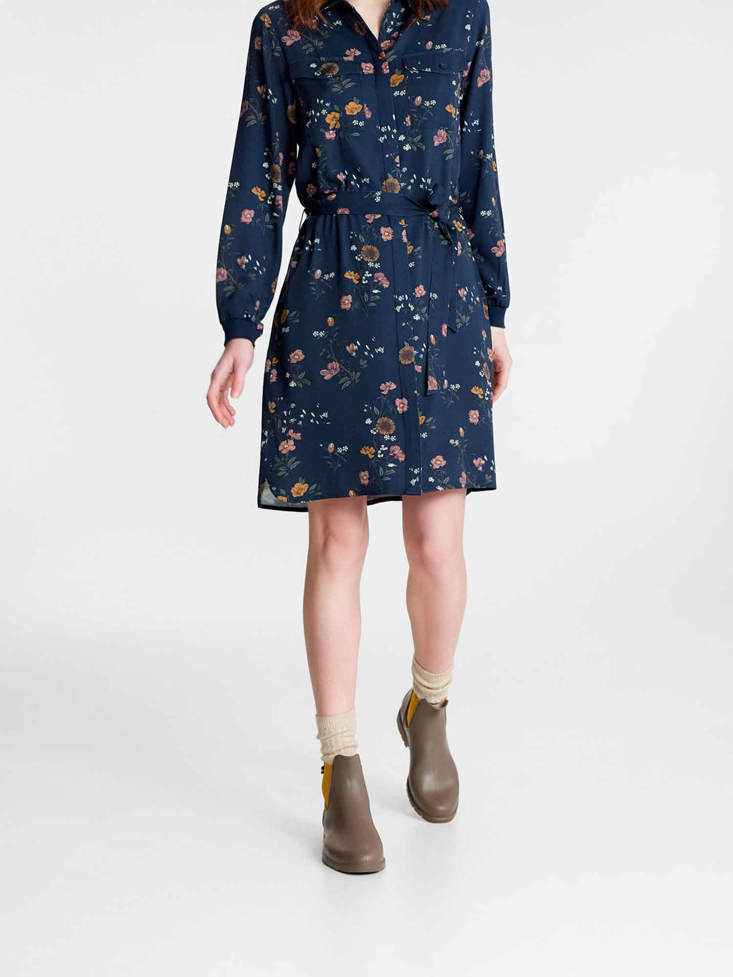 Robe Femme A Motif Marine