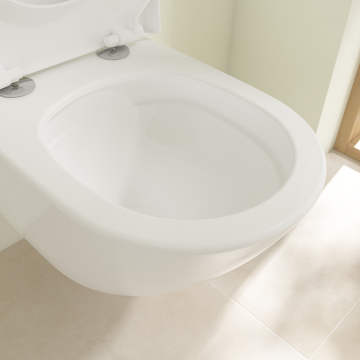 Geberit UP100 toiletset met Villeroy en Boch Subway 3.0 mat wit toilet met CeramicPlus met softclose zitting