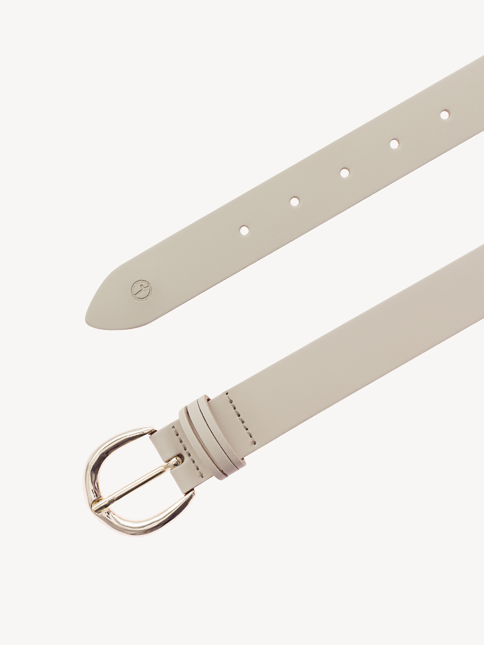 Leren Riem - beige