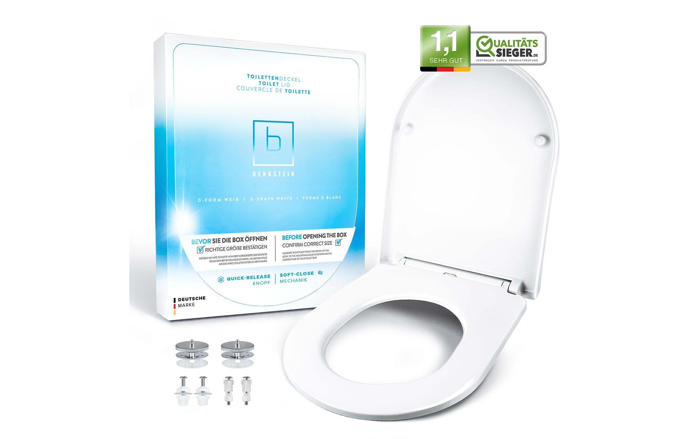 Toilettensitz D-FormWC-Sitz