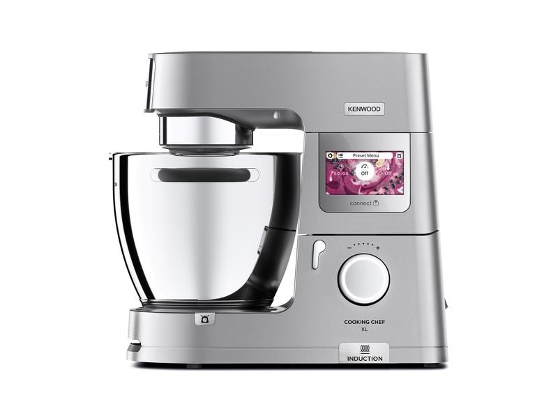 Kenwood Küchenmaschine Cooking Chef XL KCL95.004SI Silber Vielseitiges Küchengerät mit Koch- und Wiegefunktion