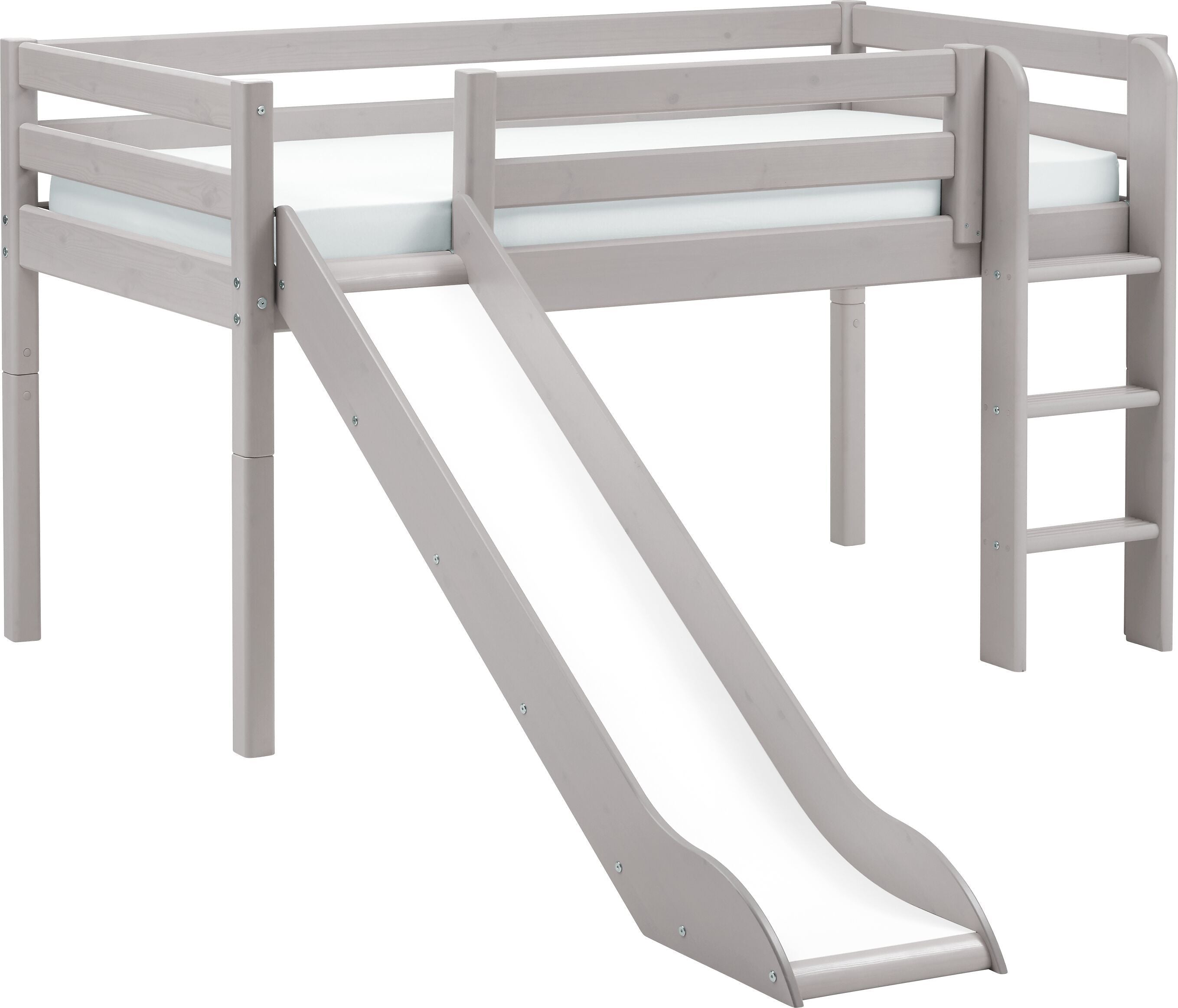 Flexa CLASSIC Halbhochbett - Grau / B: 249.0 cm x T: 210.0 cm x H: 120.0 cm