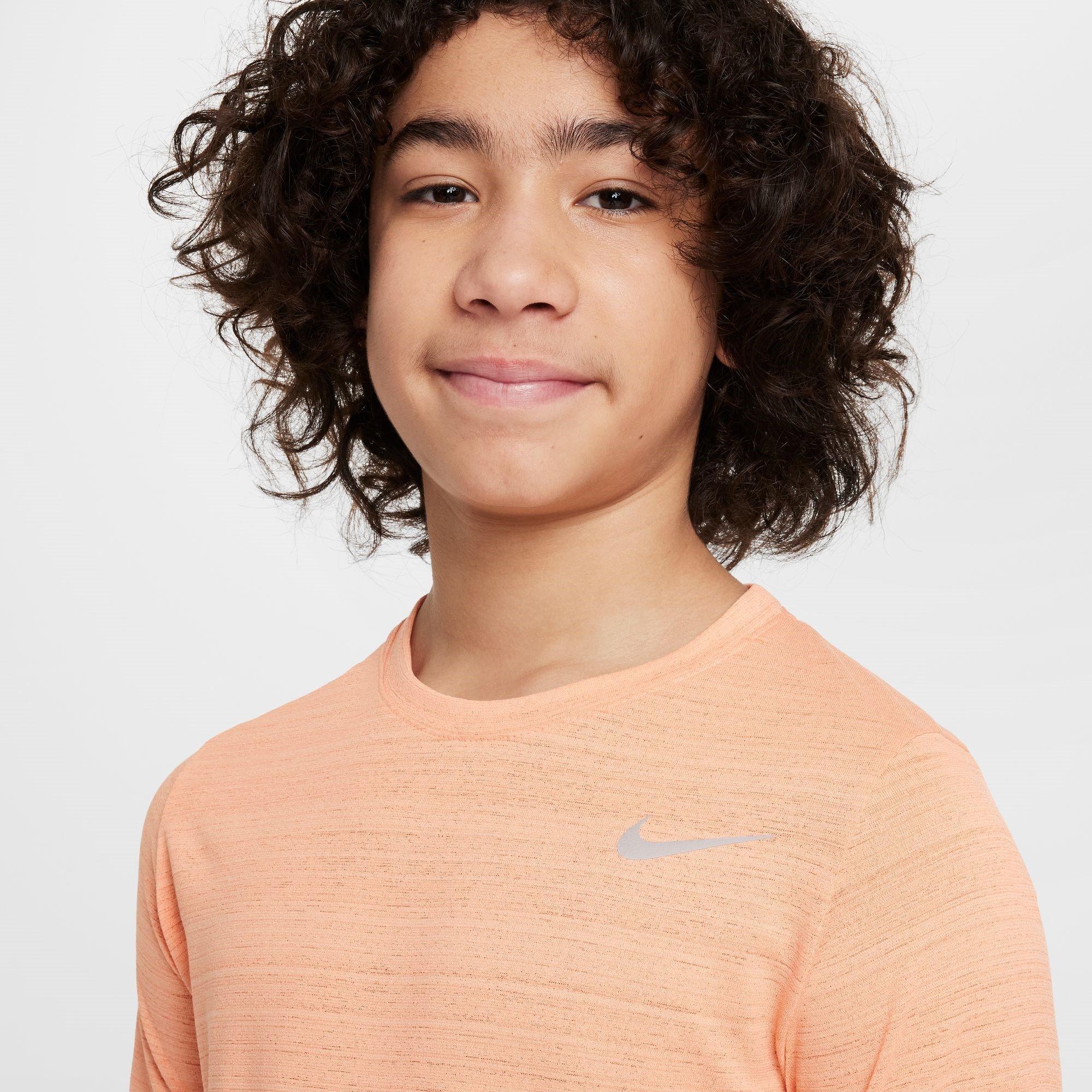 Nike Dri FIT Miler Big Kids(Boys) Training Top