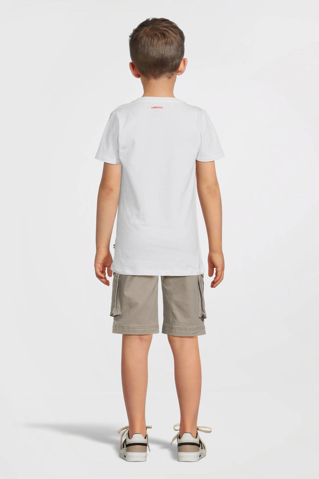 NAME IT regular fit cargo short NKMRYAN grijs