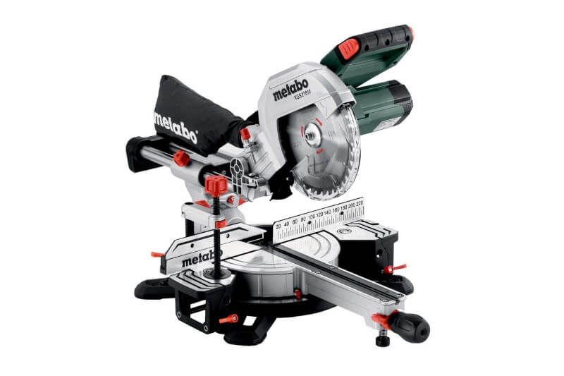 Metabo KGS216M 230V afkortzaag met trekfunctie en schaduwlijn 216mm 1500W