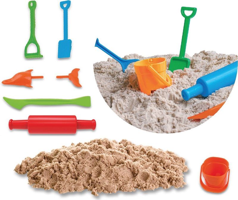 PLAY IT Speelzand Strand 500gram - Bruin - Magic sand