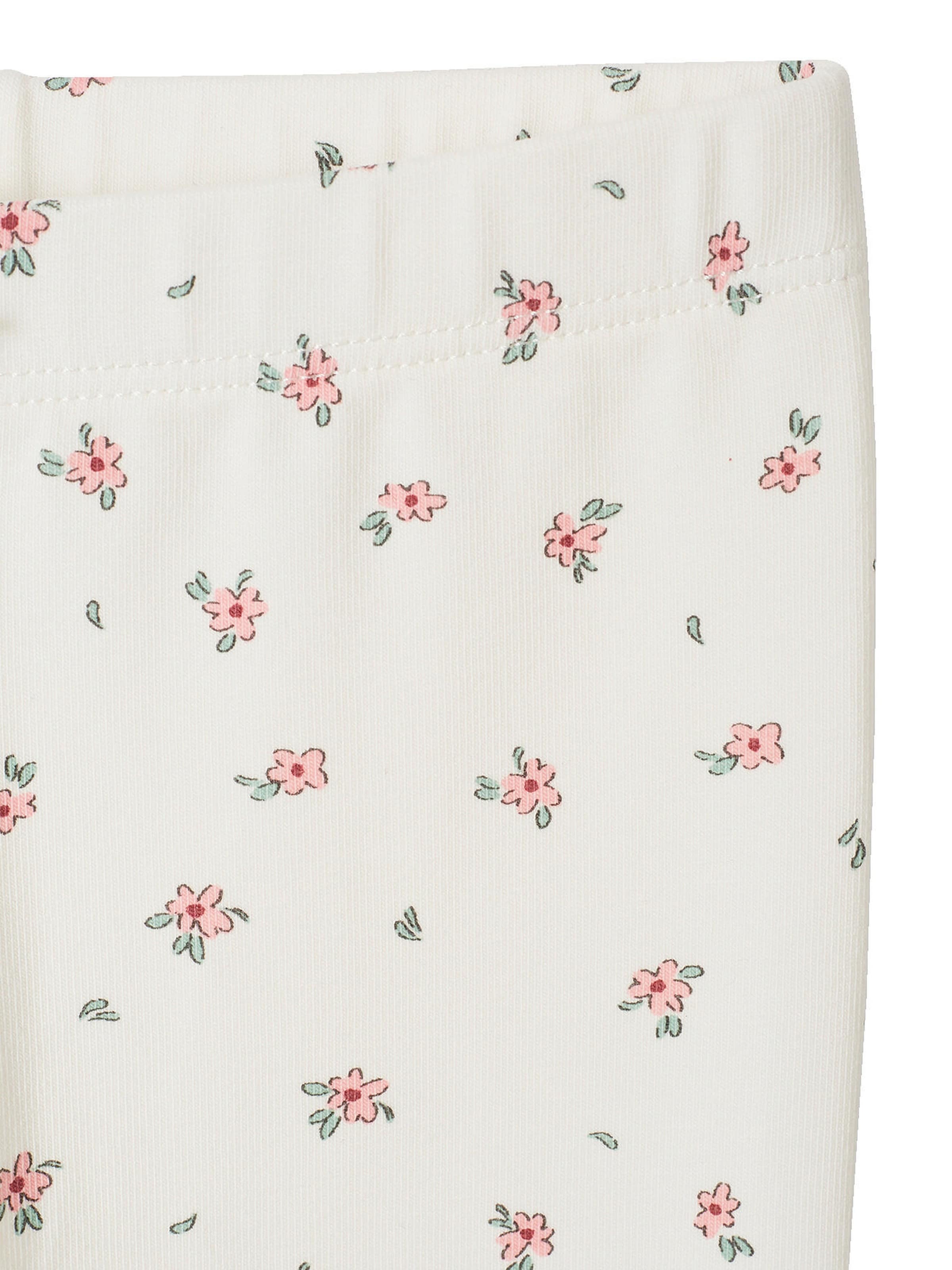 Vertbaudet Bio-Kollektion: 2er-Pack Baby Leggings BASIC salbeigrün