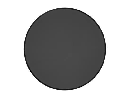 Table d'appoint ronde en métal noir et laiton D45 cm - Corry