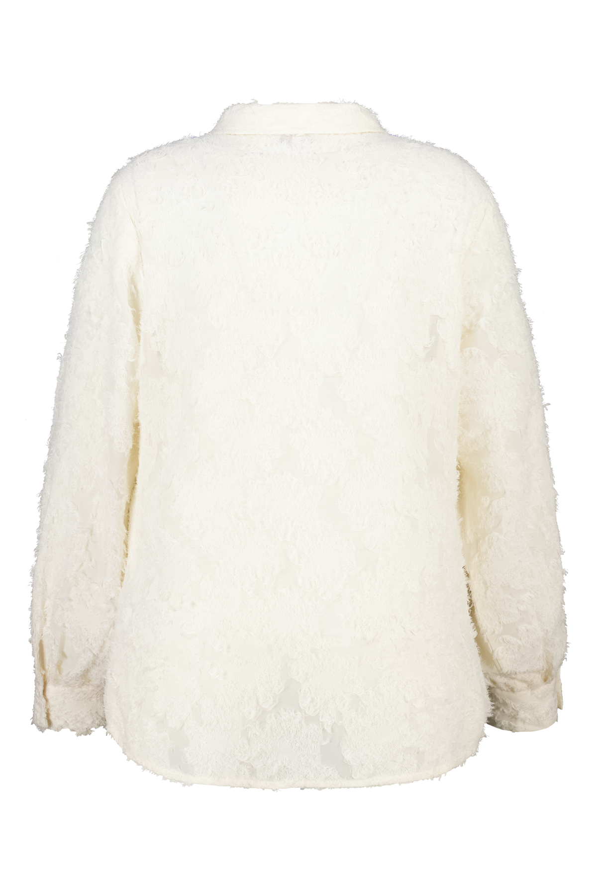 Blouse met structuur Cream