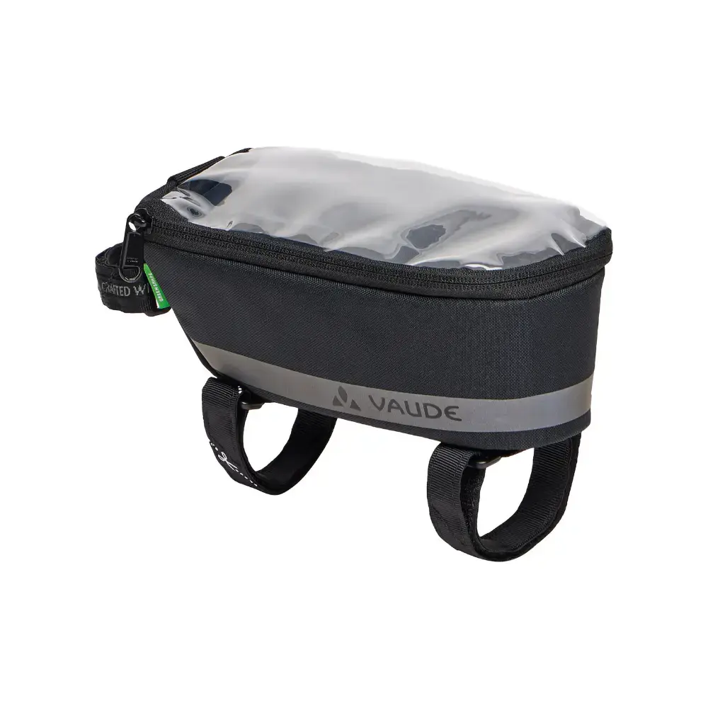 VAUDE Top Tube Phone Frametas Zwart