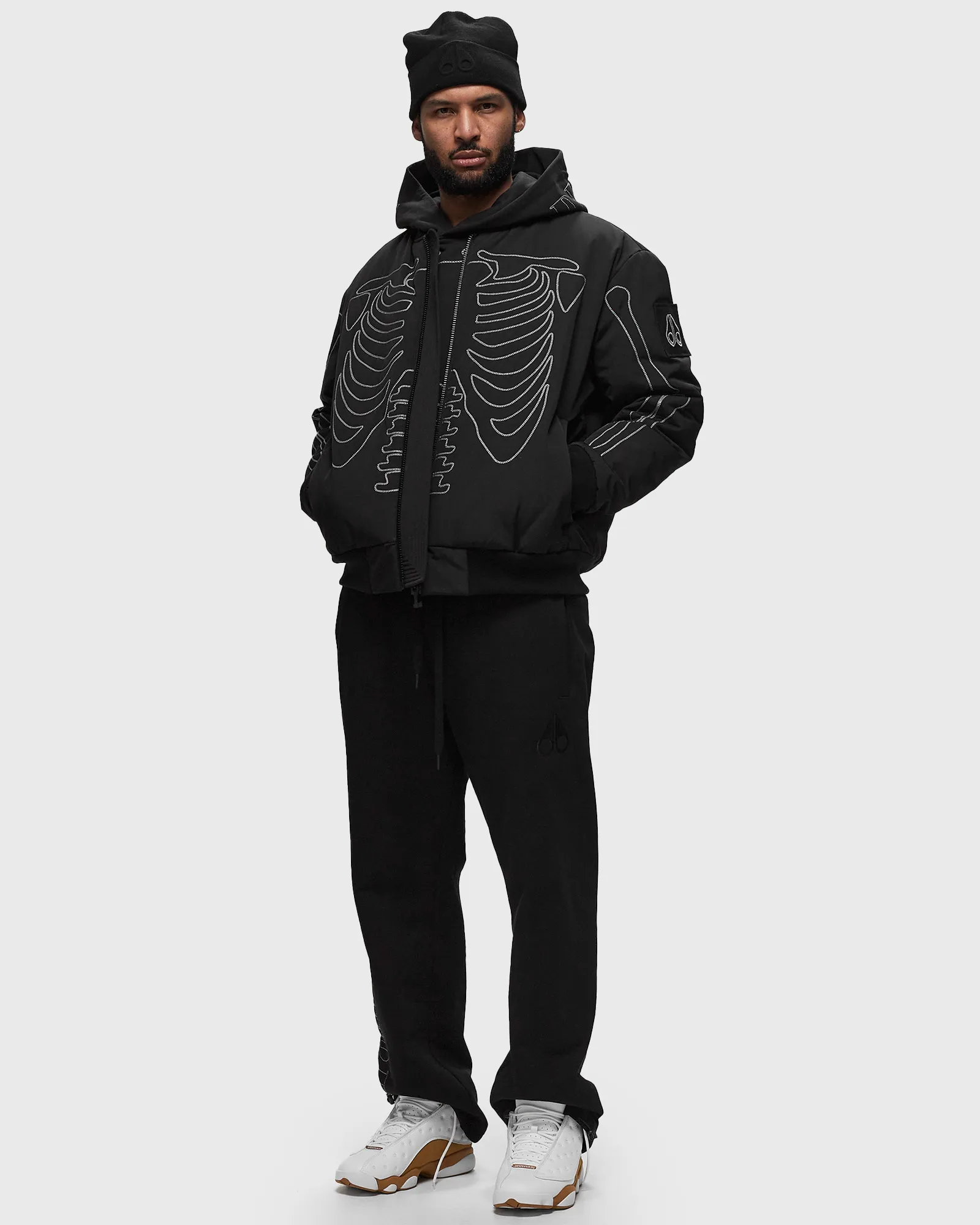 Moose Knuckles X PLEASURES SKELETON BOMBER