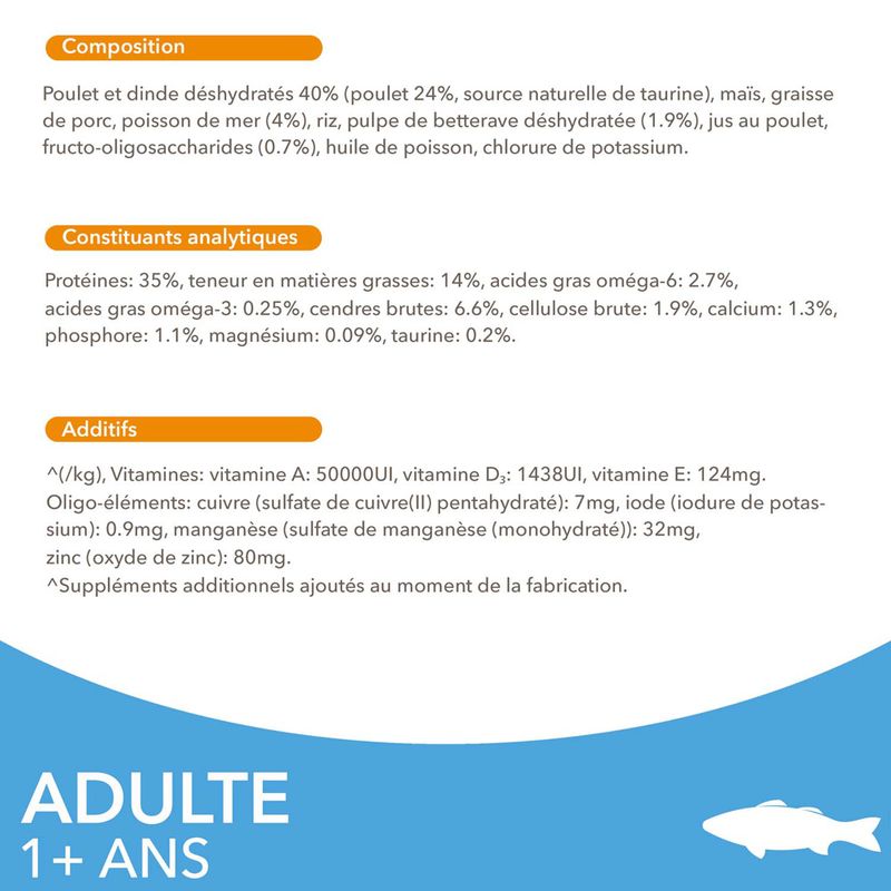 IAMS Advanced Nutrition Adult poisson de l'océan à prix discount sur bitiba.fr