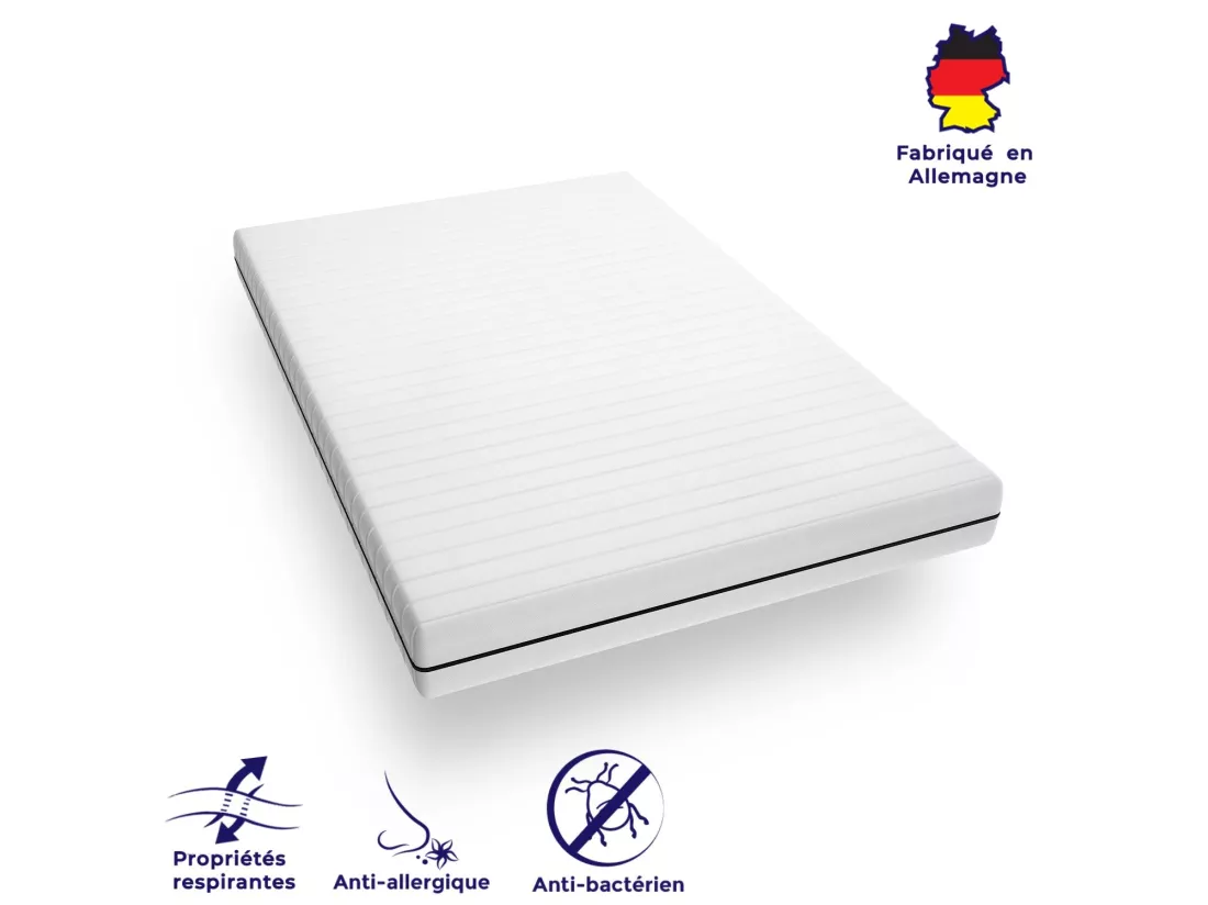 Matelas 180x200 soutien ferme Matelas grand confort épaisseur 15cm