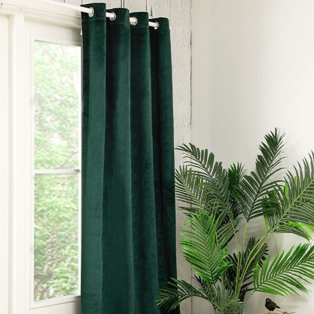 Velvet Gordijnen Verduisterend - Haken of Ringen