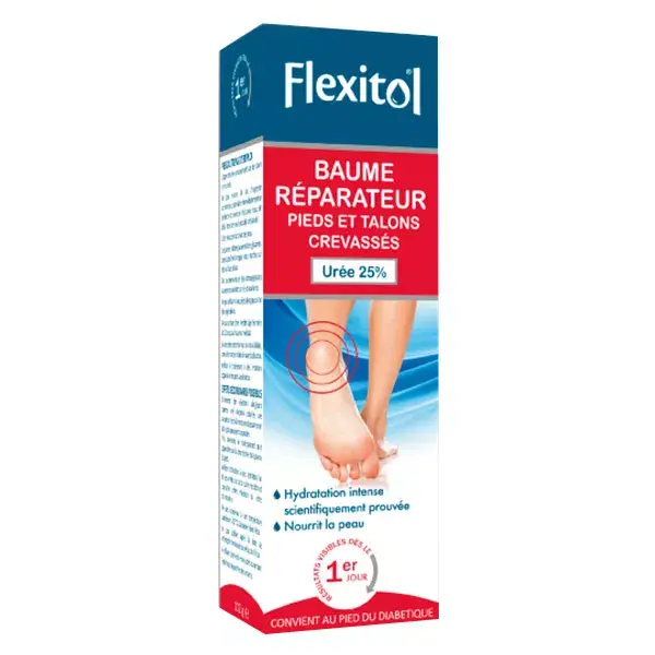 Bálsamo Reparador Flexitol com 25% de Ureia para Pés e Calcanhares Rachados 112g