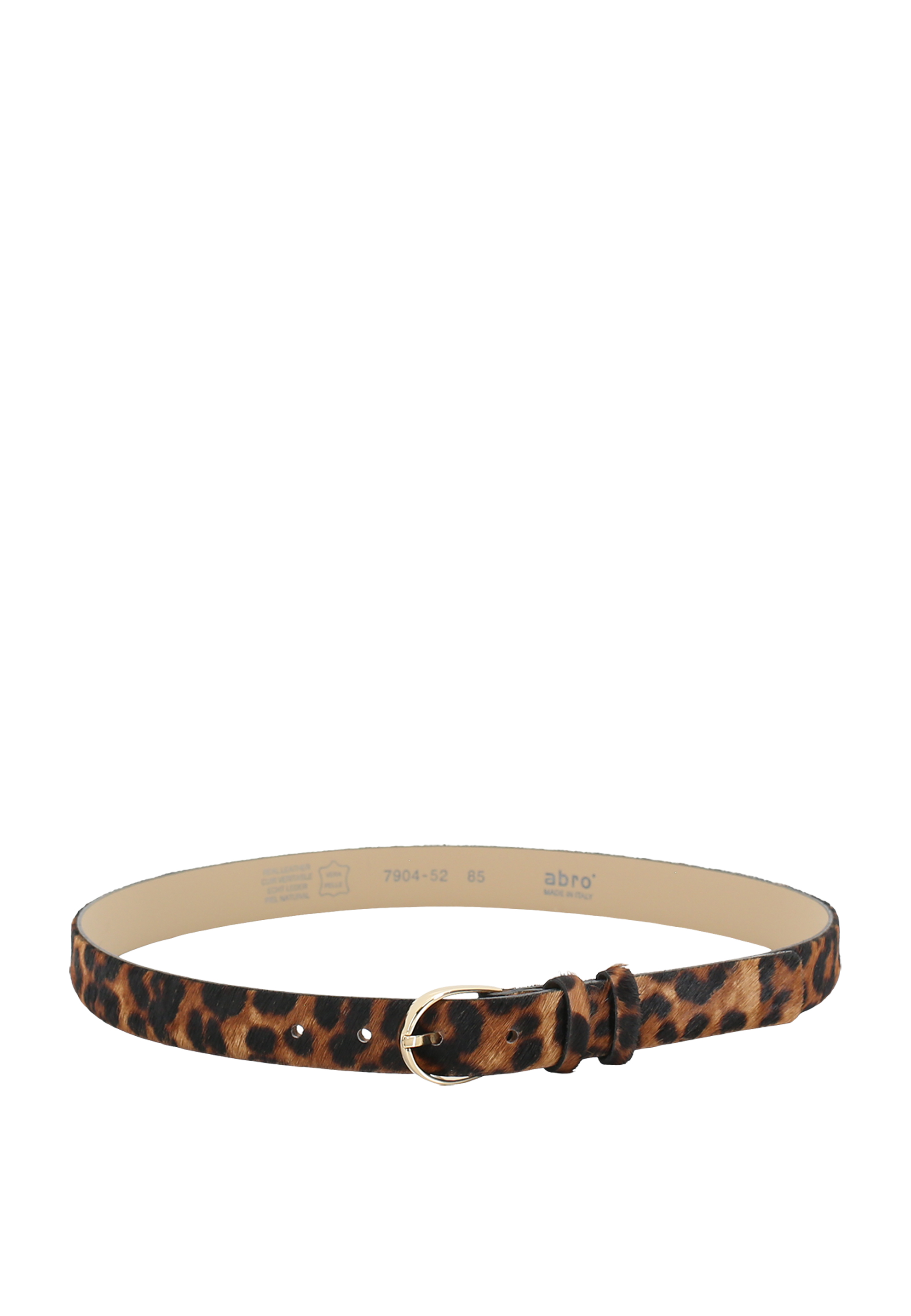 Belt Leather Animal print Standard