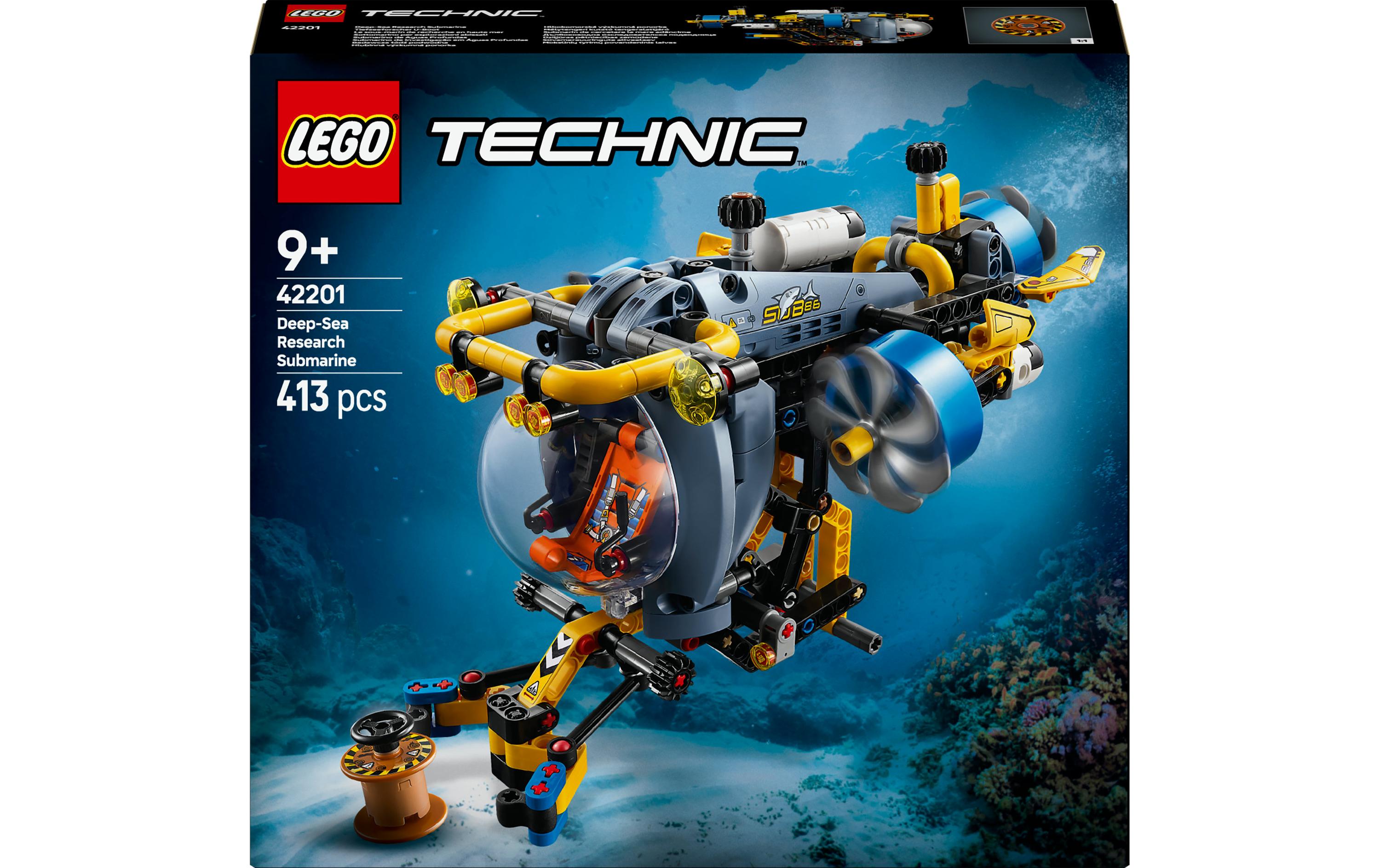 Technic Tiefseeforscher U-Boot 42201Spannendes Forscherspielzeug für Kinder, die U-Boote lieben