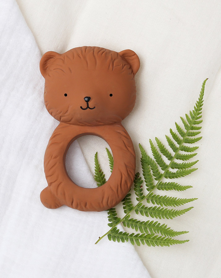 Beißring BEAR in braun