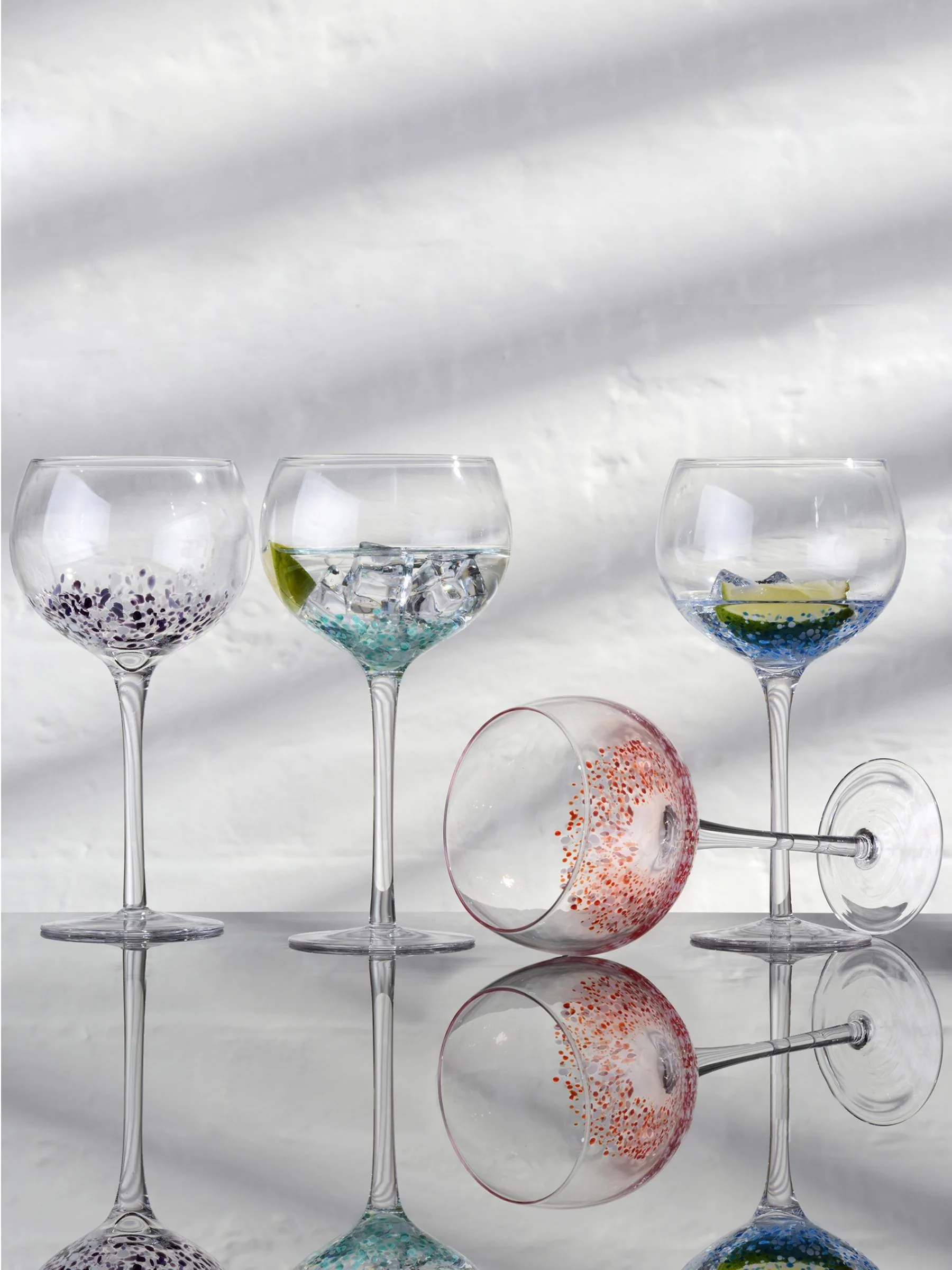 Anton Studio Designs Set of 4 Speckle Gin Glasses