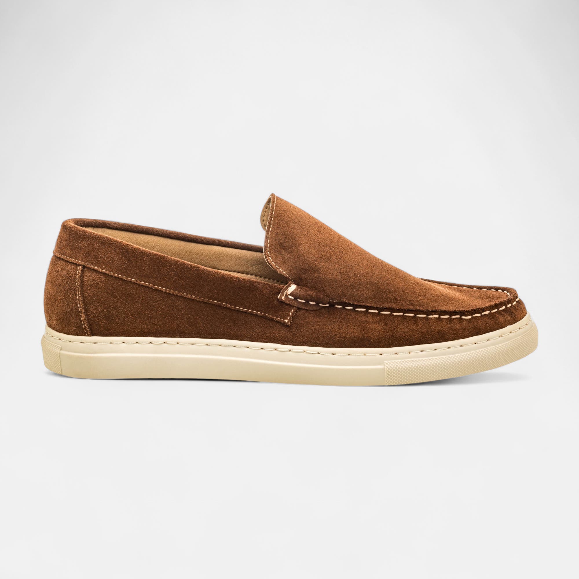 Mocassins Homme en cuir marron
