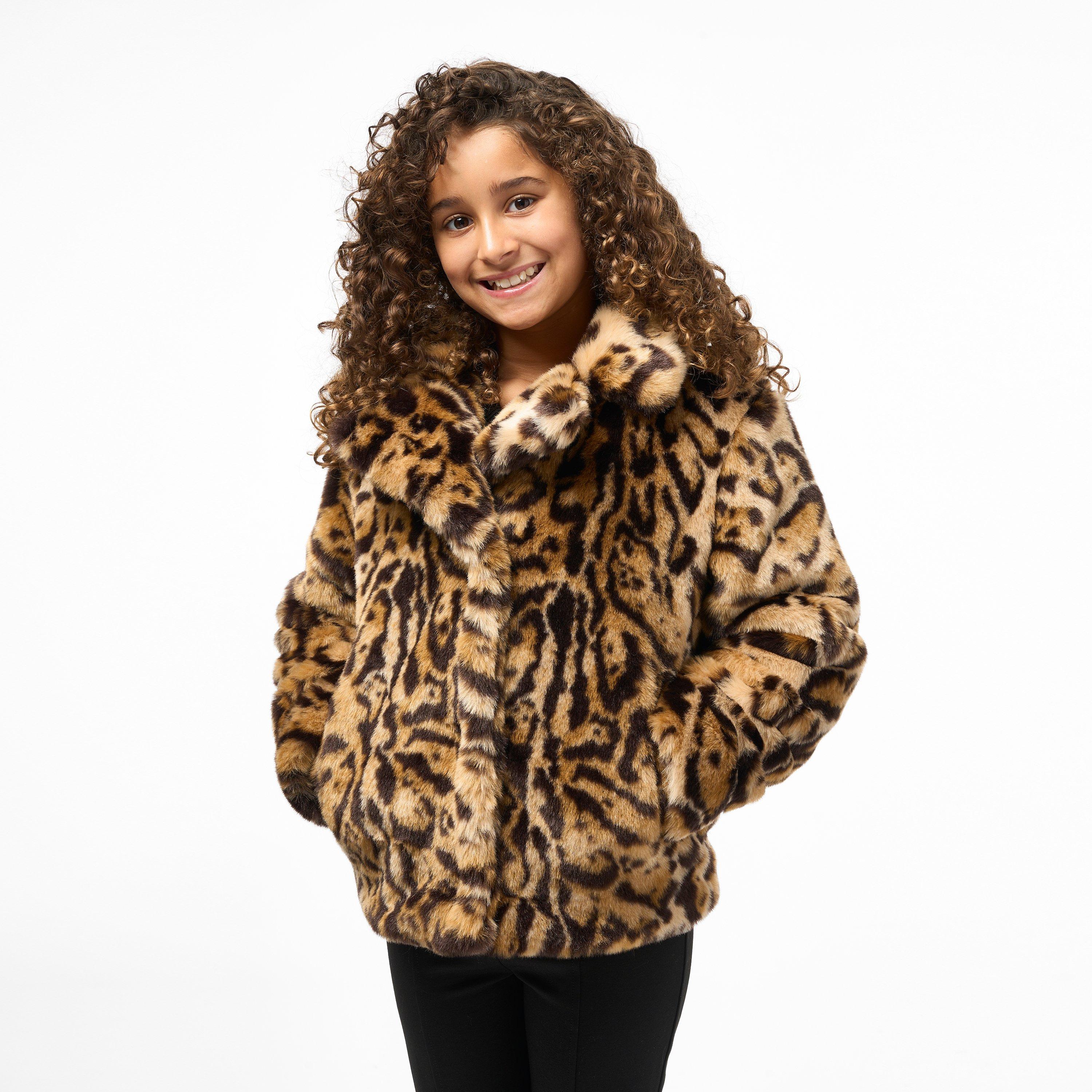 Biba Junior Girls Biba Faux Fur Jacket