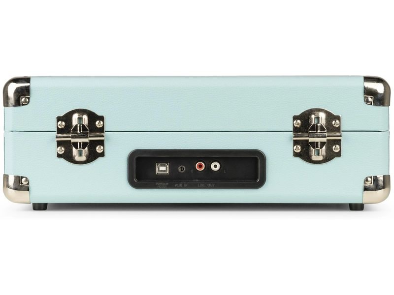 Audizio Plattenspieler RP114 Blau Stilvoller Plattenspieler im Kofferdesign