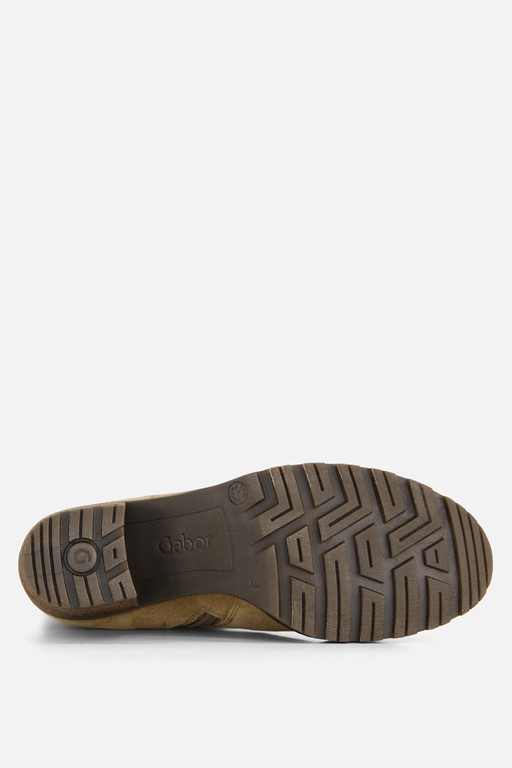 Gabor Enkellaarsjes taupe Suede