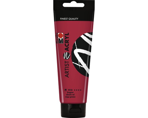 Marabu Artist Acrylic, meekraprood 912, 120ml
