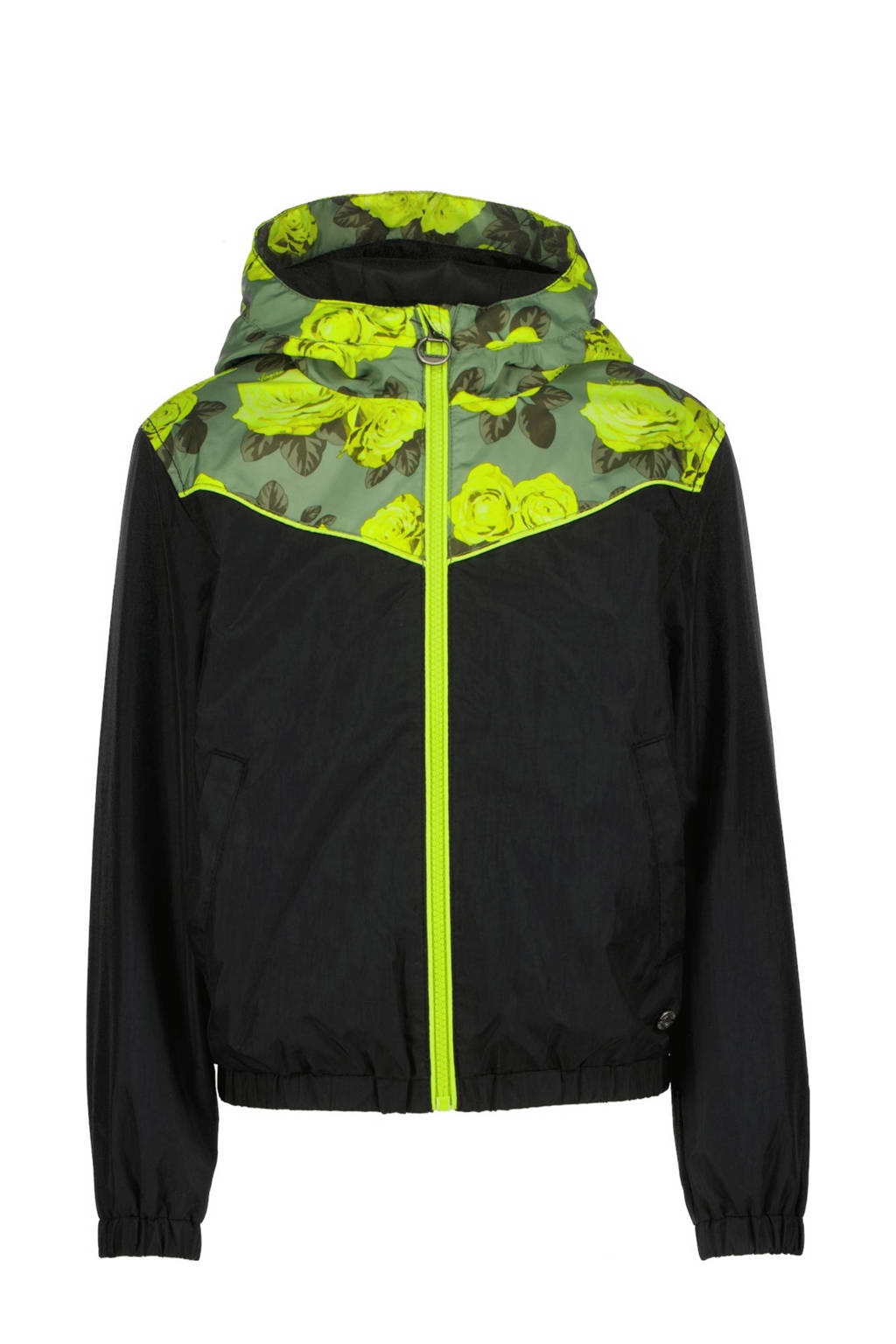Vingino zomerjas TENDELY zwart/limegroen
