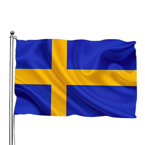 Sverige Flagget - 150 x 90 cm