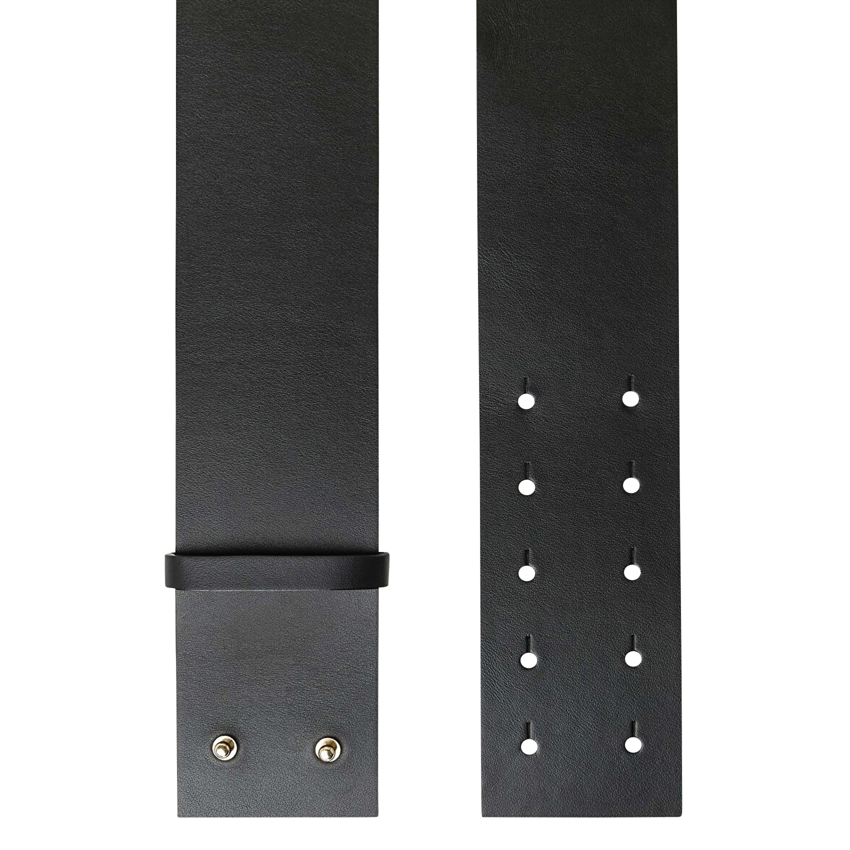 LAUREN - Ceinture boucle en cuir | Noir