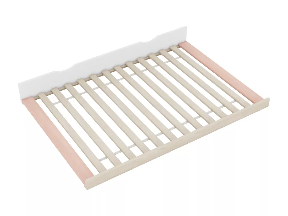 Lit gigogne 90x200cm+90x190cm, Canapé-lit avec tête de lit de rangement, et port de chargement USB, blanc