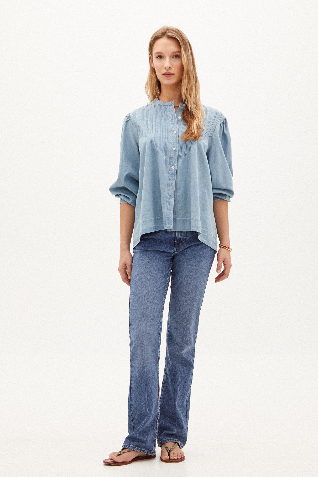 Camisa jeans Carlota - Azul