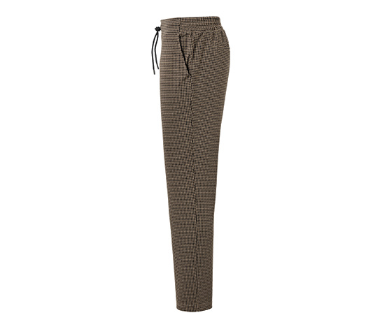 Joggpants mit Hahnentritt-Jacquard
