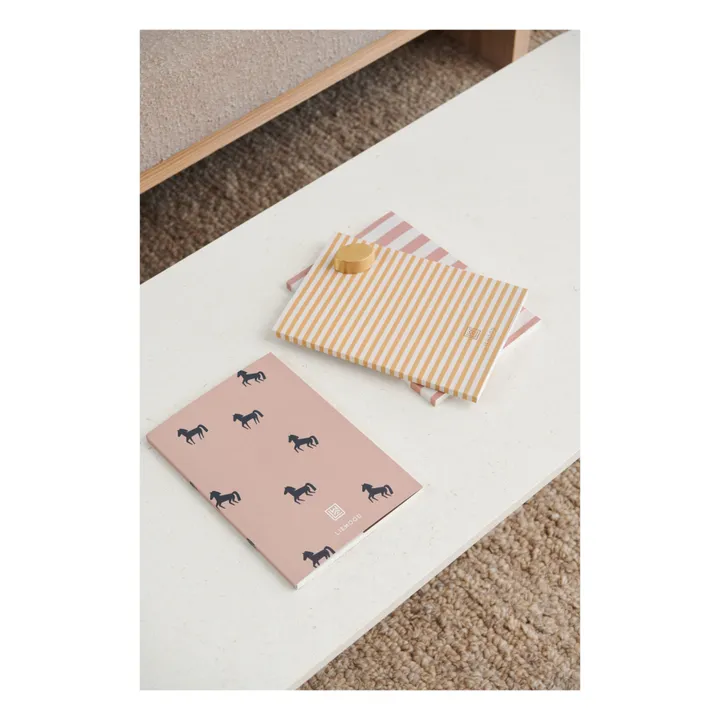 Liewood Carnet A4 Jae | Stripe Tuscany rose/Sandy
