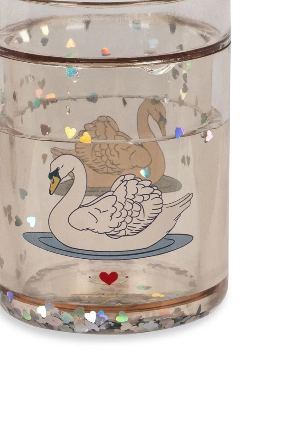 Konges Sløjd 2 Pack Glitter Cups swan off white