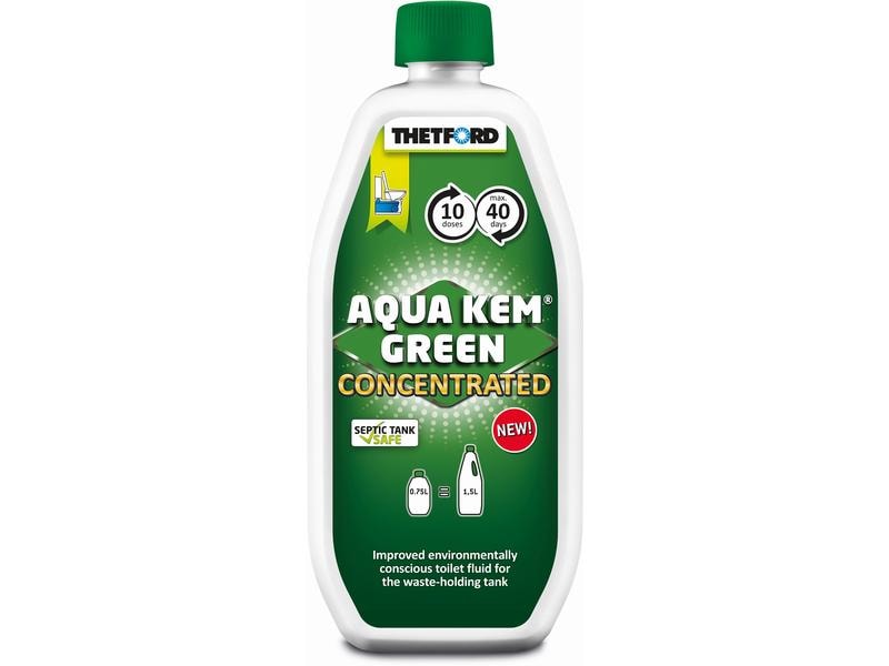 Thetford Toilettenzusatz Aqua Kem Green Konzentrat 0.78L Konzentrierte Sanitärflüssigkeit