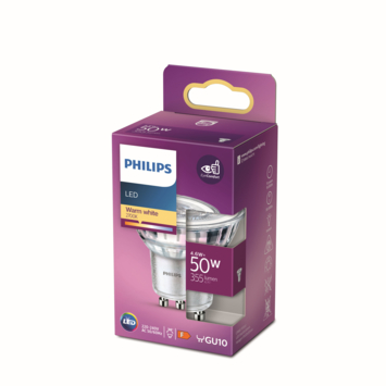 Philips LED spot GU10 50W niet dimbaar