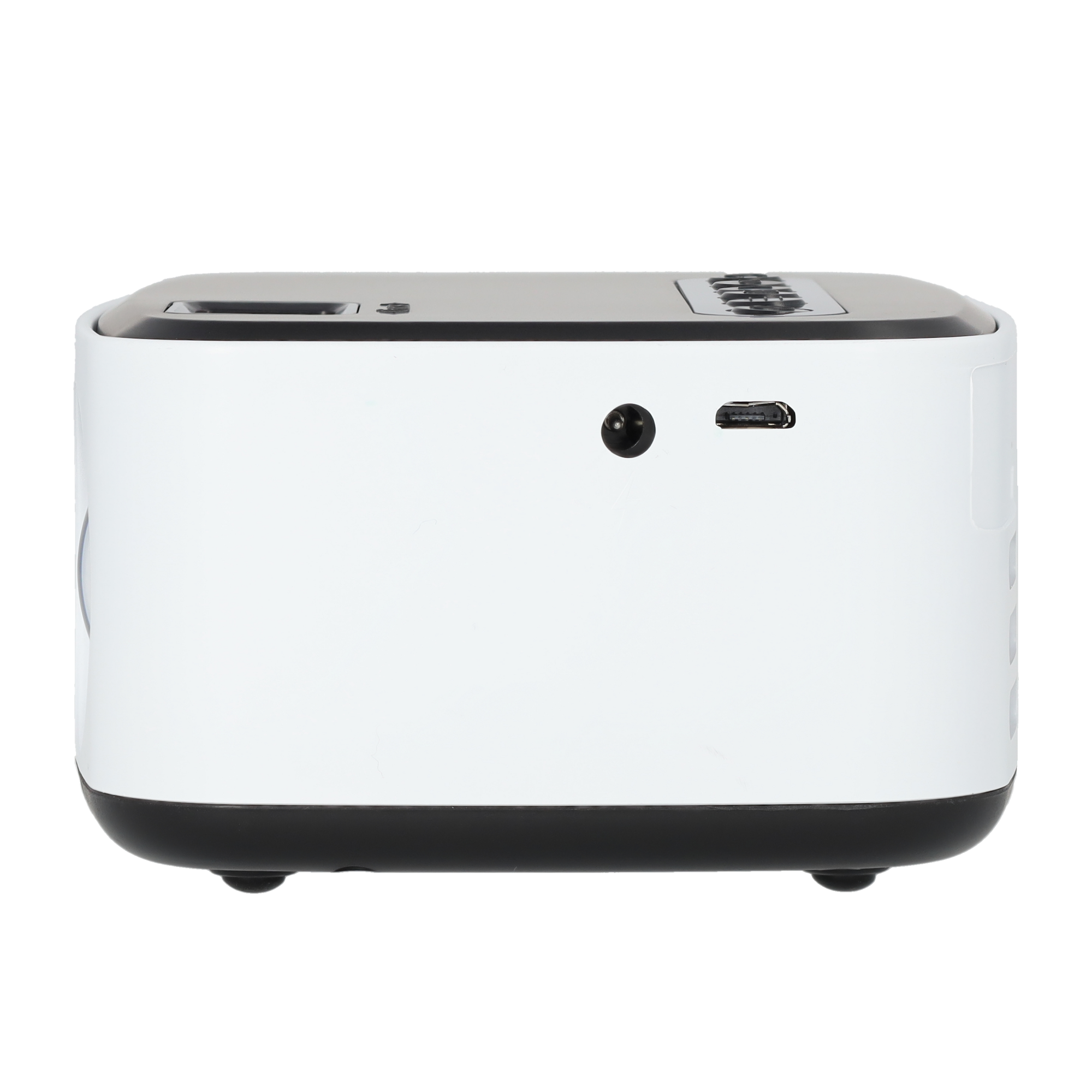 Mini Multimedia LED Projektor Beamer Heimkino (600 Lumen) 1080p Full HD / WLAN / USB / AirPlay / Miracast - Weiss / Schwarz