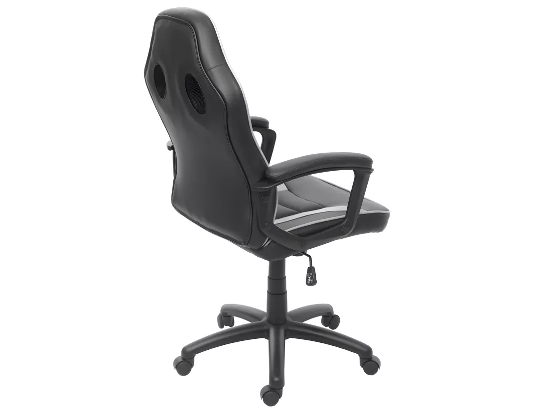 Chaise de bureau MCW-F59, noir/gris