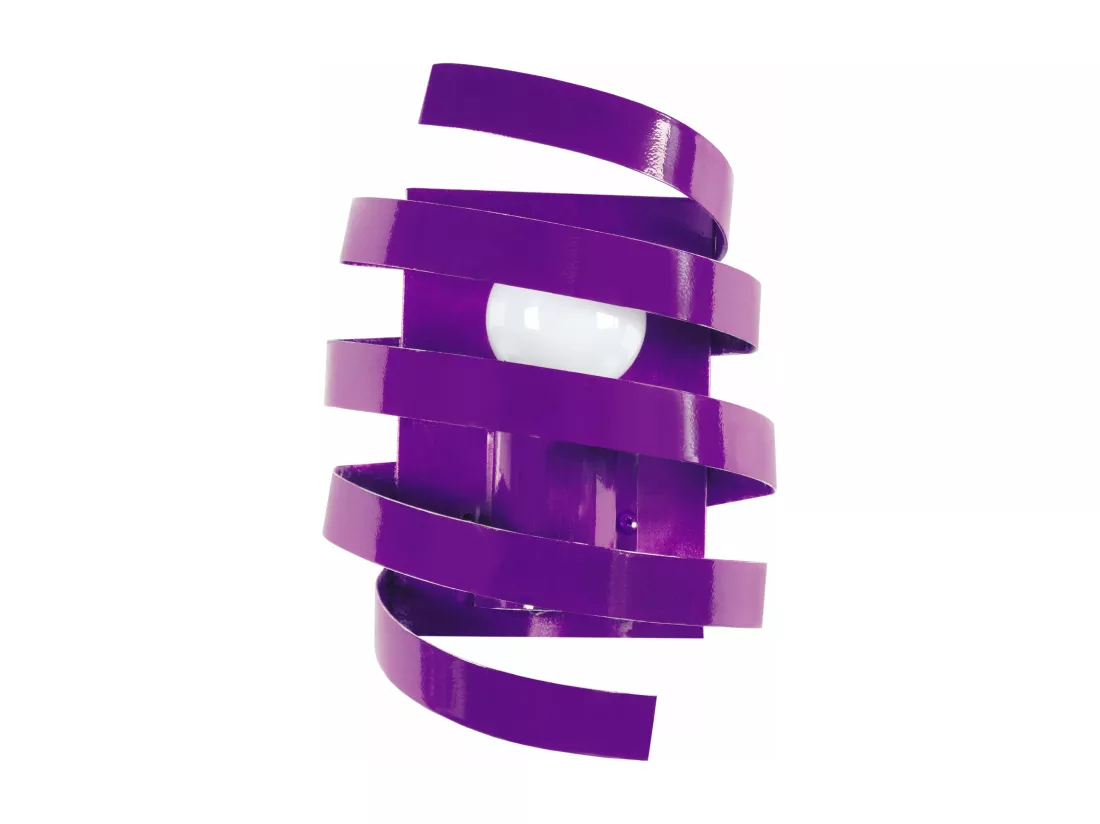 Applique acier ivoire 9,5 cm.