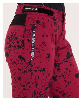 Pantalon VTT Femme Dharco Gravity Rouge/Noir