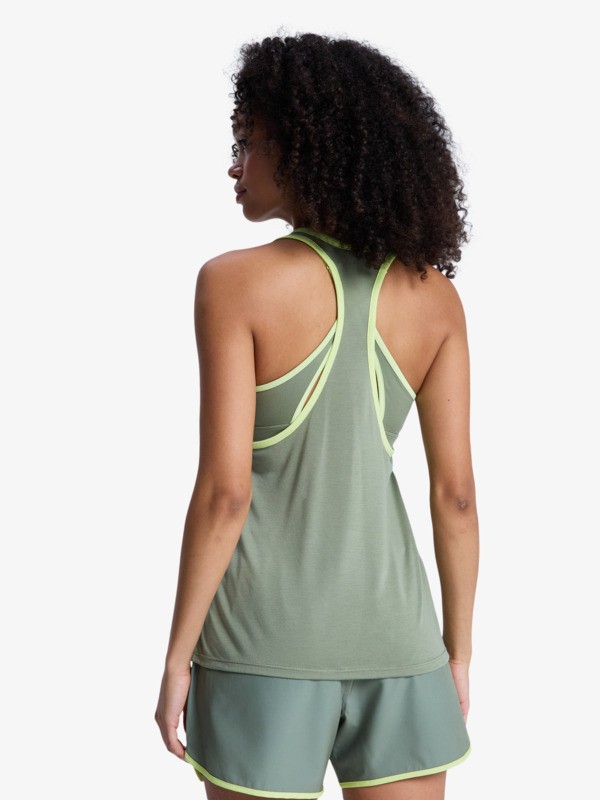 Everyday Flow Débardeur Vert Femme