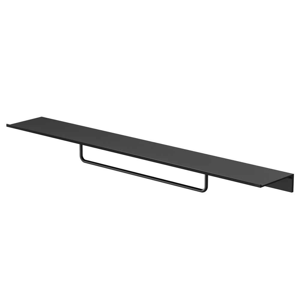 Geesa Leev planchet 80cm met handdoekrek 40cm zwart