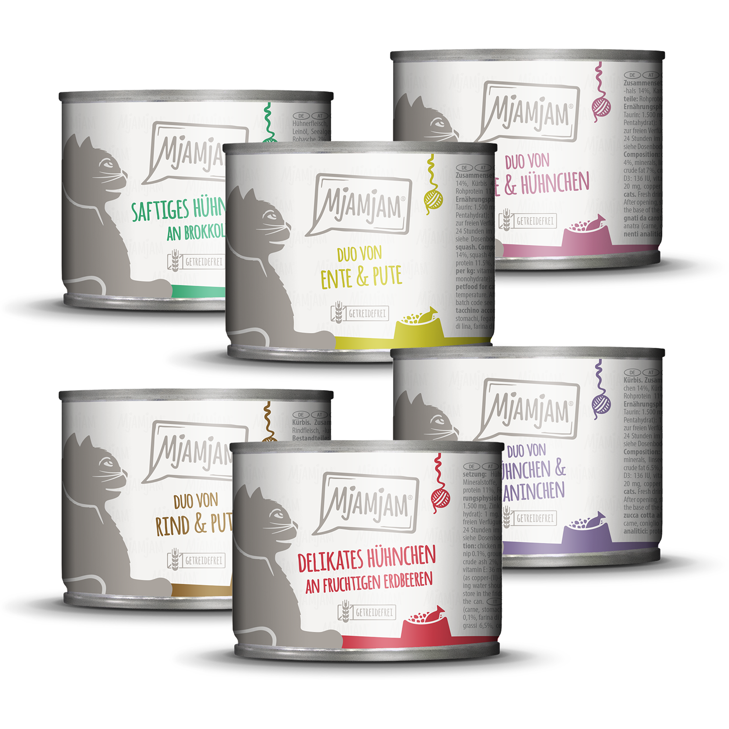 Mixpaket 6 für deine Katze 6 x 200g