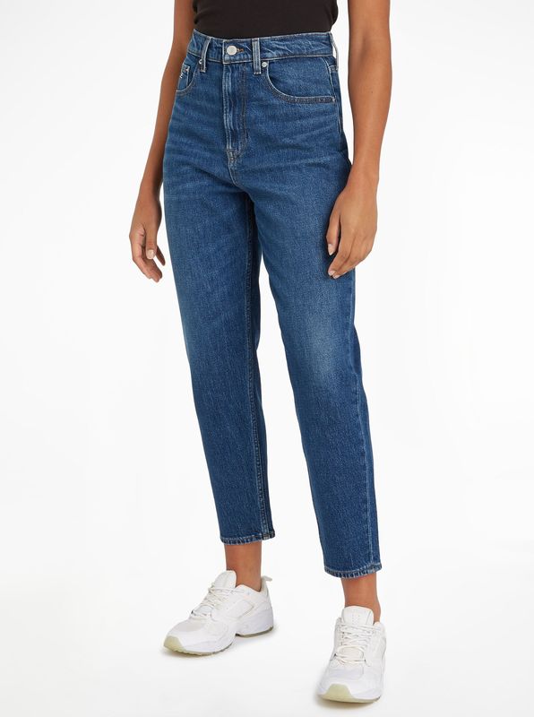 Tommy Jeans - Mom Jean - Donker Denim - Dames - Tapered