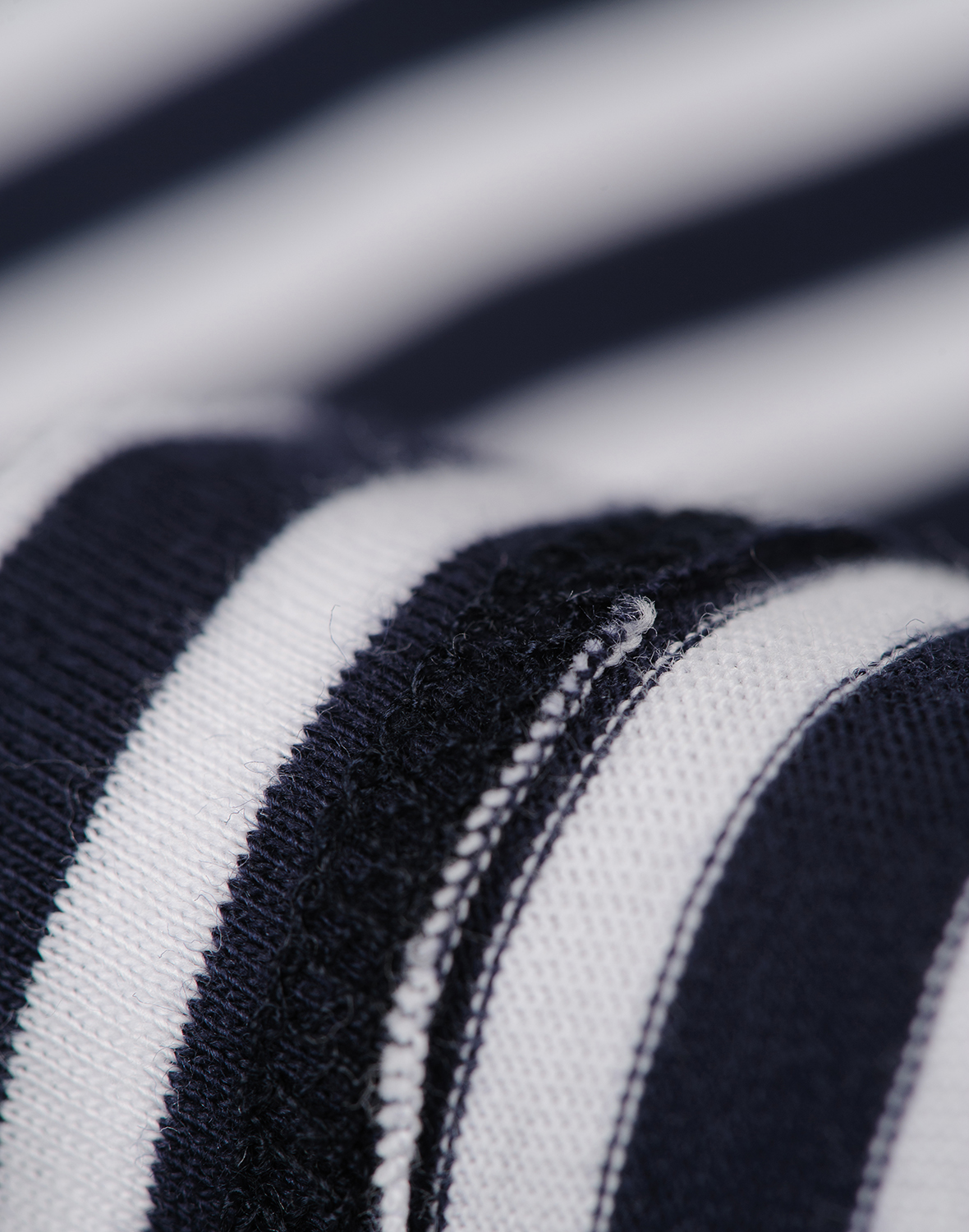 T-shirt van katoen voor heren in Wit/navy