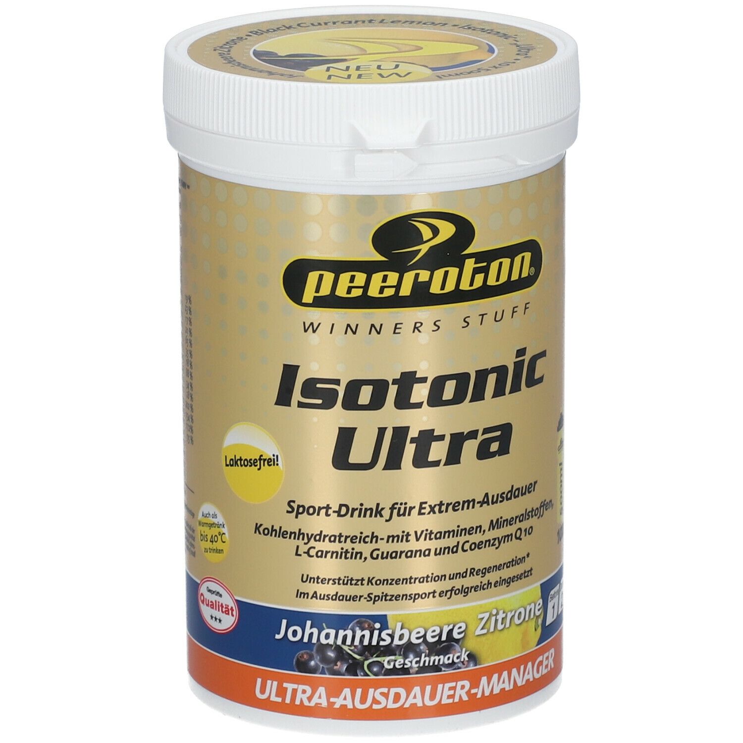peeroton® Isotonic Ultra Drink Johannisbeere Zitrone